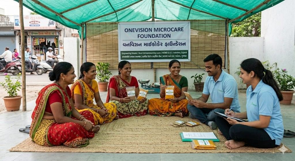OneVision team supporting rural women entrepreneurs with MSME and JLG loans
